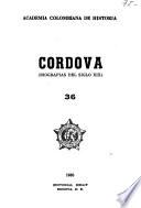 Córdova, biografias del siglo XIX.