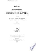 Cortes de los antiguos reinos de León y de Castilla