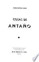 Cosas de antaño