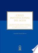 Crisis institucional del agua
