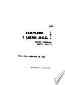 Cristianos y cambio social