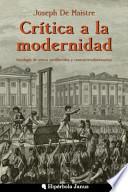 Critica a la modernidad
