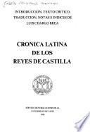 Crónica latina de los reyes de Castilla