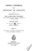 Cronica universal del principado de Cataluna (etc.)