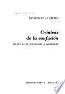 Crónicas de la confusión
