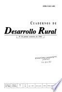 Cuadernos de desarrollo rural