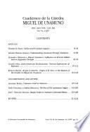 Cuadernos de la cátedra Miguel de Unamuno