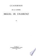 Cuadernos de la Cátedra Miguel de Unamuno