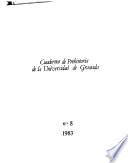 Cuadernos de prehistoria de la Universidad de Granada
