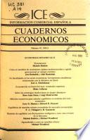 Cuadernos económicos de ICE.