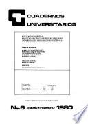 Cuadernos universitarios