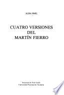 Cuatro versiones del Martín Fierro