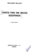 Cuentos para una inglesa desesperada