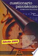 Cuestionario psicotécnico. Ejercicios prácticos.