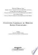 Cuestiones laborales de derecho social comunitario