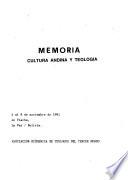 Cultura andina y teología