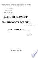 Curso de economia y planificacion forestal