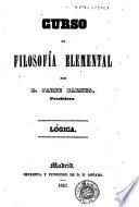 Curso de filosofía elemental