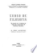 Curso de filosofía