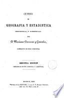 Curso de geografía y estadística industrial y comercial