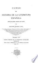 Curso de historia de la literatura española