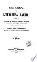 Curso elemental de literatura latina