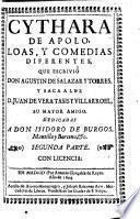 Cythara de Apolo, varias poesias, divinas, y humanas