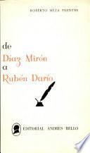 De Díaz Mirón a Rubén Darío