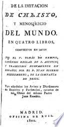 De la imitación de Christo y menosprecio del mundo, en quatro libros