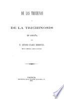 De las trichinas y de la trichinosis en España