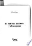 De noticias, pesadillas y otros azares
