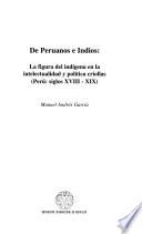 De peruanos e indios