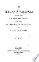 De Tetuan á Valencia, haciendo noche en Moraflores