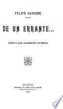 De un errante...