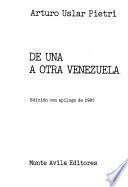 De una a otra Venezuela