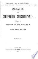 Debates de la Convención constituyente