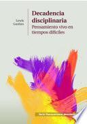 Decadencia disciplinaria