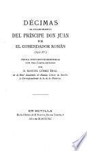 Décimas al fallecimiento del príncipe Don Juan