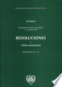 DECIMOQUINTO PERIODO DE SESIONES 1987 (resoluciones 596-635)
