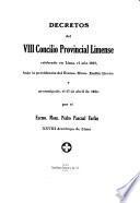 Decretos del VIII Concilio Provincial Limense