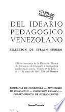 Del ideario pedagógico venezolano