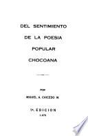 Del sentimiento de la poesía popular chocoana