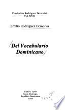 Del vocabulario dominicano