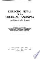 Derecho penal de la sociedad anónima