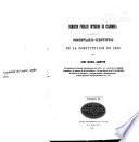 Derecho publico interno de Colombia: Comentario cientifico de la Constitución de 1886