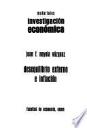 Desequilibrio externo e inflación