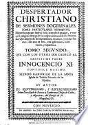 Despertador christiano de sermones doctrinales sobre particulares assumptos