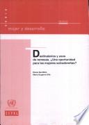 Destinatarios y usos de remesas