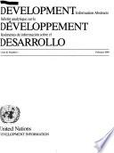Development Information Abstracts