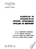 Diagnóstico de situación de las unidades nutricionales populares en Montevideo